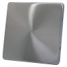 1 Gang Blanking Plate Satin Chrome Screwless