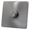 250 Watt 1 Gang 2 Way Dimmer Switch Satin Chrome Screwless