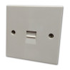 Master Single Telephone Socket White Plastic