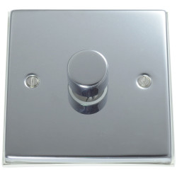 250 Watt 1 Gang 2 Way Dimmer Switch Polished Chrome