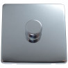250 Watt 1 Gang 2 Way Dimmer Switch Polished Chrome Screwless