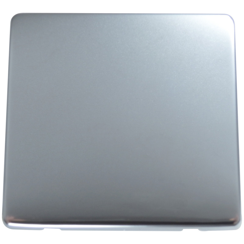 1 Gang Blanking Plate Polished Chrome Screwless