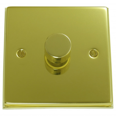 250 Watt 1 Gang 2 Way Dimmer Switch Polished Brass