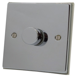 250 Watt 1 Gang 2 Way Dimmer Switch Polished Chrome