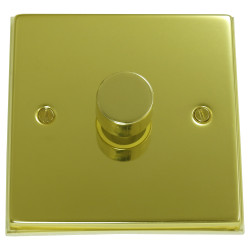 250 Watt 1 Gang 2 Way Dimmer Switch Polished Brass