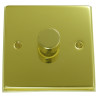 250 Watt 1 Gang 2 Way Dimmer Switch Polished Brass