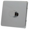 250 Watt 1 Gang 2 Way Dimmer Switch Polished Chrome Screwless