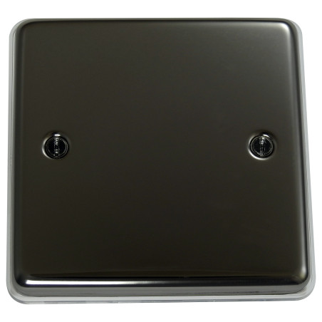 1 Gang Blanking Plate Black Nickel