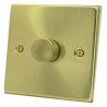 250 Watt 1 Gang 2 Way Dimmer Switch Satin Brass