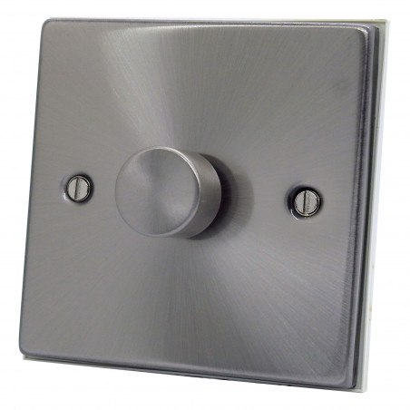 250 Watt 1 Gang 2 Way Dimmer Switch Satin Chrome