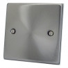 1 Gang Blanking Plate Satin Chrome